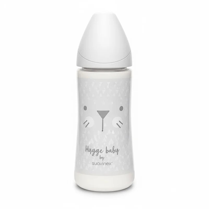 Suavinex Suavinex Biberon Avec Tetine Ronde Debit Rapide +4m 360ml GY L2