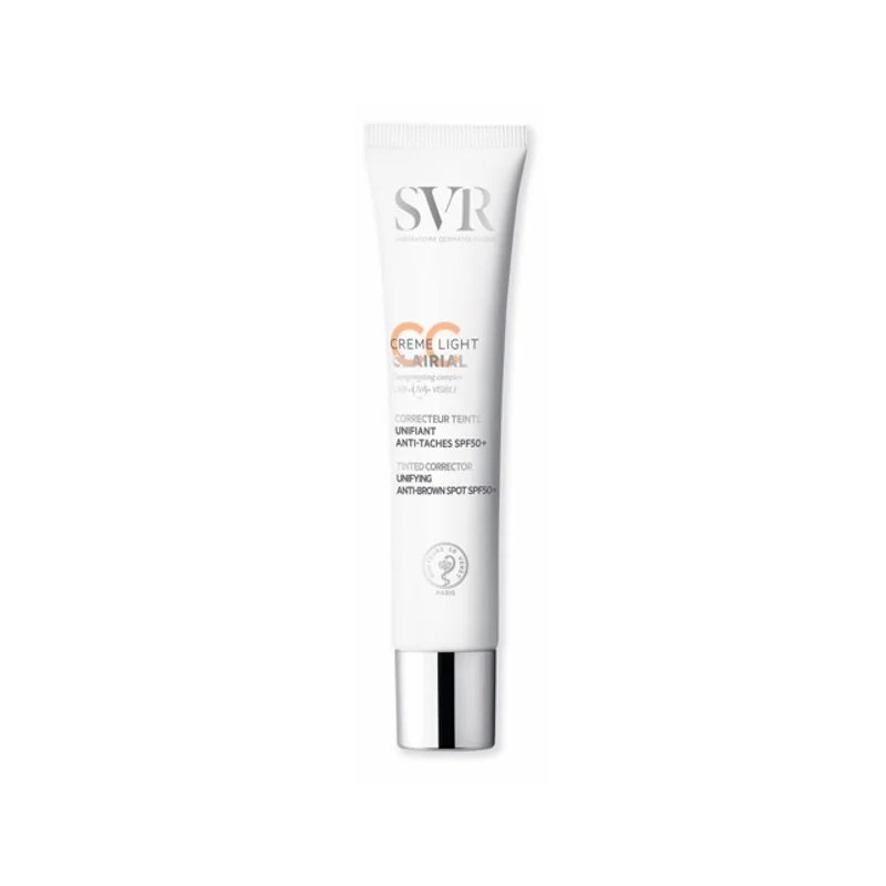 SVR SVR CLAIRIAL CC CRÈME CORRECTEUR UNIFIANT ANTI-TACHES LIGHT SPF50+ 40 ML