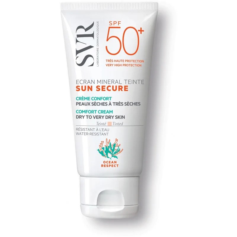 SVR SVR SUN SECURE ÉCRAN MINÉRAL TEINTÉ SPF50+ CRÈME PEAUX SÉCHES 50ML