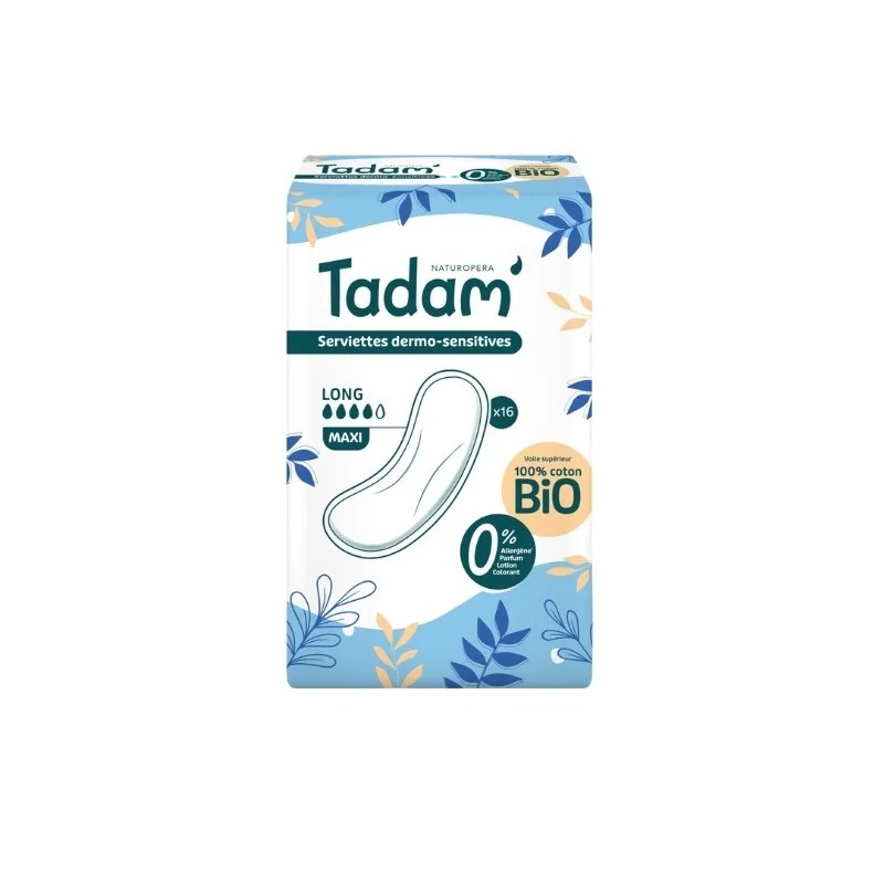 TADAM' TADAM' SERVIETTES MATERNITE SUPER x16