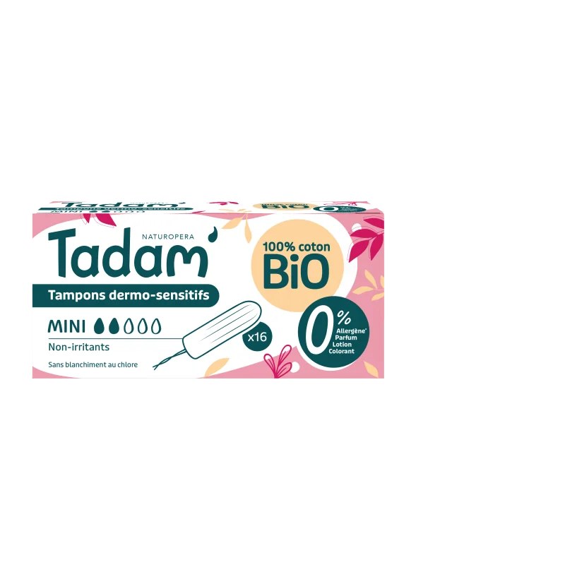 TADAM' TADAM' TAMPONS MINI SANS APPLICATEUR 16U
