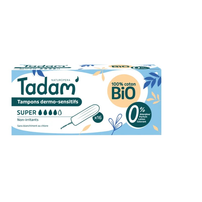 TADAM' TADAM' TAMPONS SUPER SANS APPLICATEUR 16U