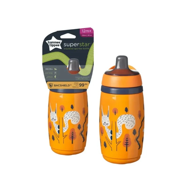 Tommee Tippee Tommee Tippee Gourde isotherme +12m 266ml Orange