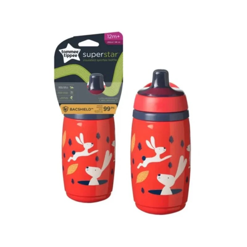Tommee Tippee Tommee Tippee Gourde isotherme +12m 266ml Rouge