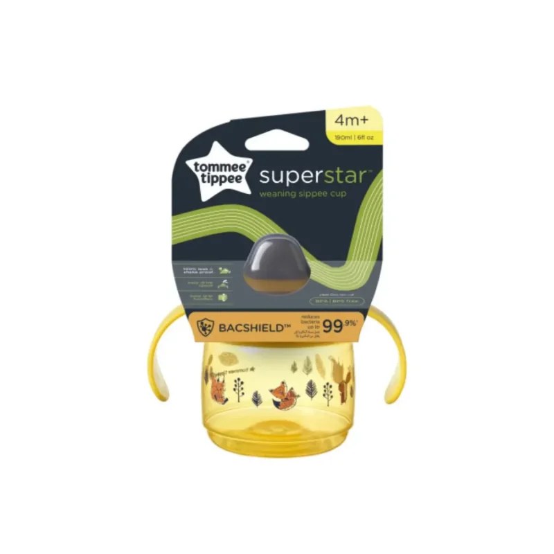 Tommee Tippee Tommee Tippee Tasse d’apprentissage +4m 190ml Jaune