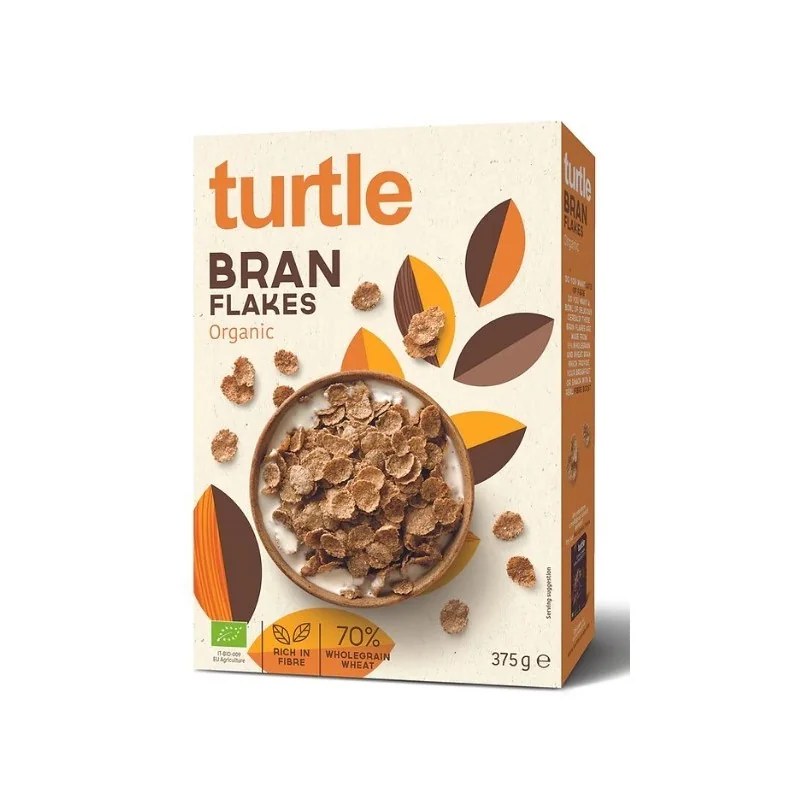 TURTLE Turtle BRAN FLAKES BIO 375G