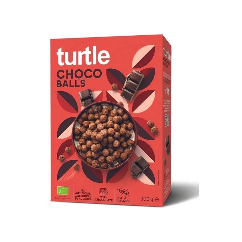TURTLE Turtle CHOCO BALLS BIO 300G