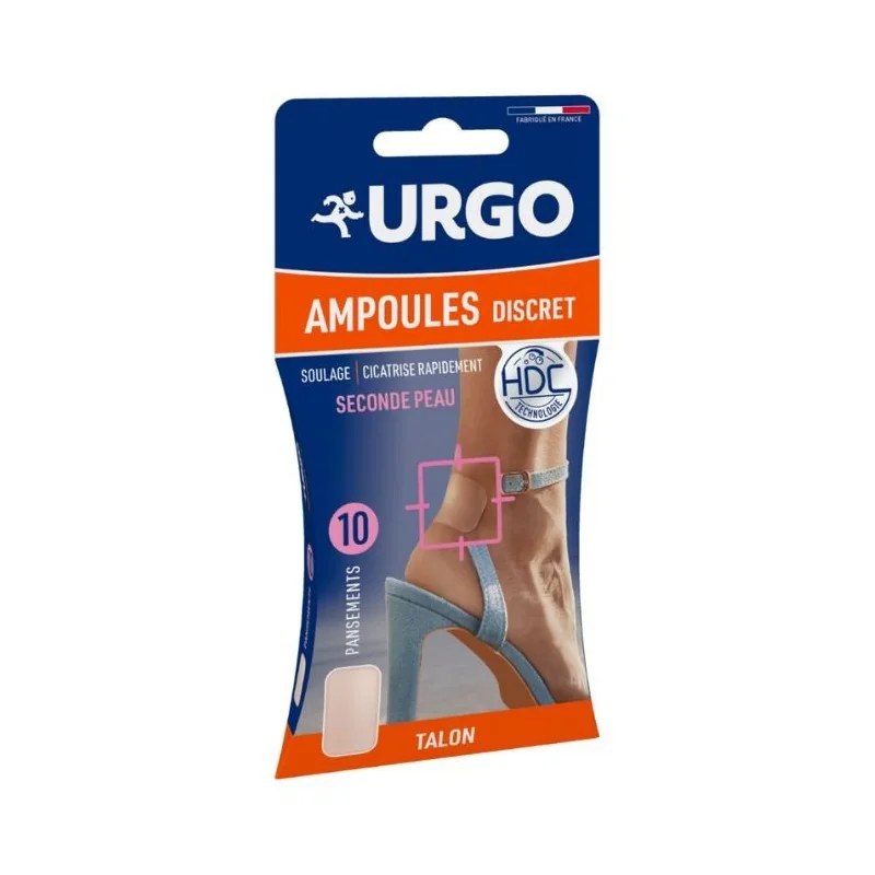 URGO URGO AMPOULES DISCRET SECONDE PEAU 5 PANSEMENTS TALON