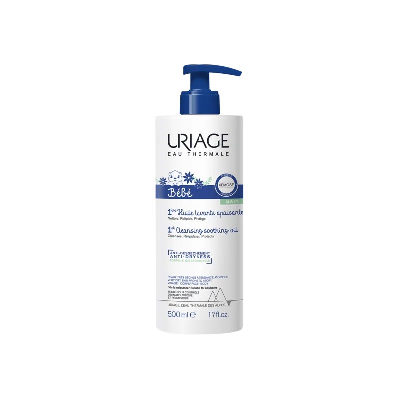URIAGE Uriage Bébé 1er Huile Lavante Apaisante 500ml