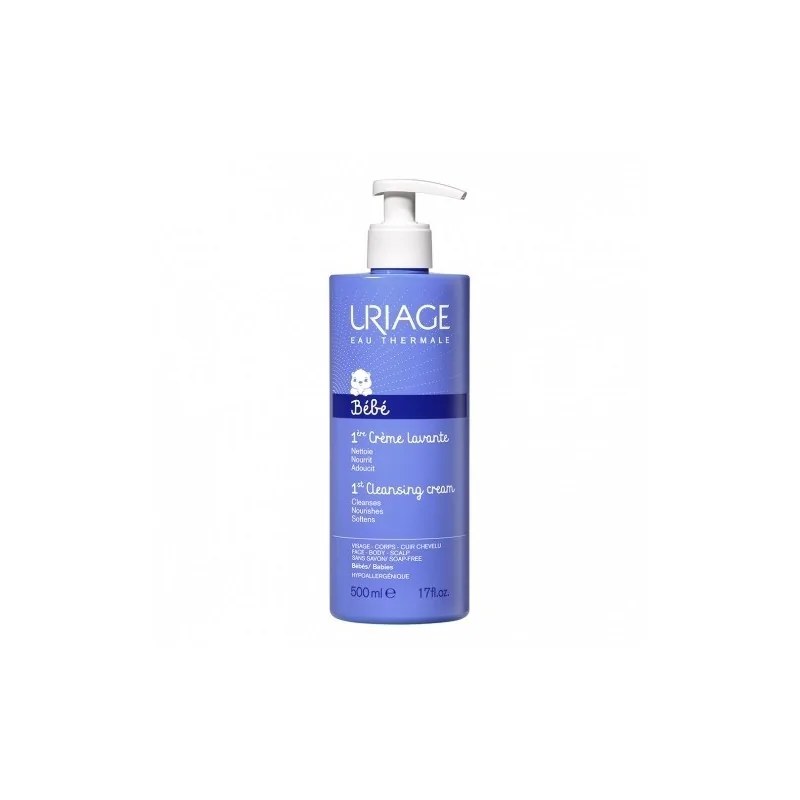 URIAGE URIAGE BEBE 1ÈRE CREME LAVANTE VISAGE CORPS ET CUIR CHEVELU 500ML
