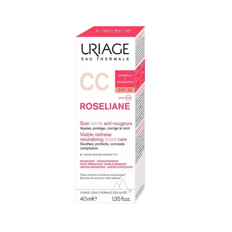 URIAGE URIAGE ROSELIANE CC MEDIUM CREAM SPF 30 40 ML — vue 2