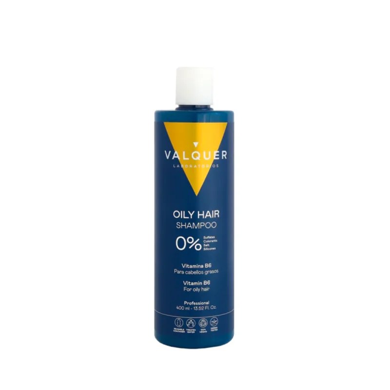 Valquer Valquer Oily Hair Shampoing Regulateur de Graisses 400ml