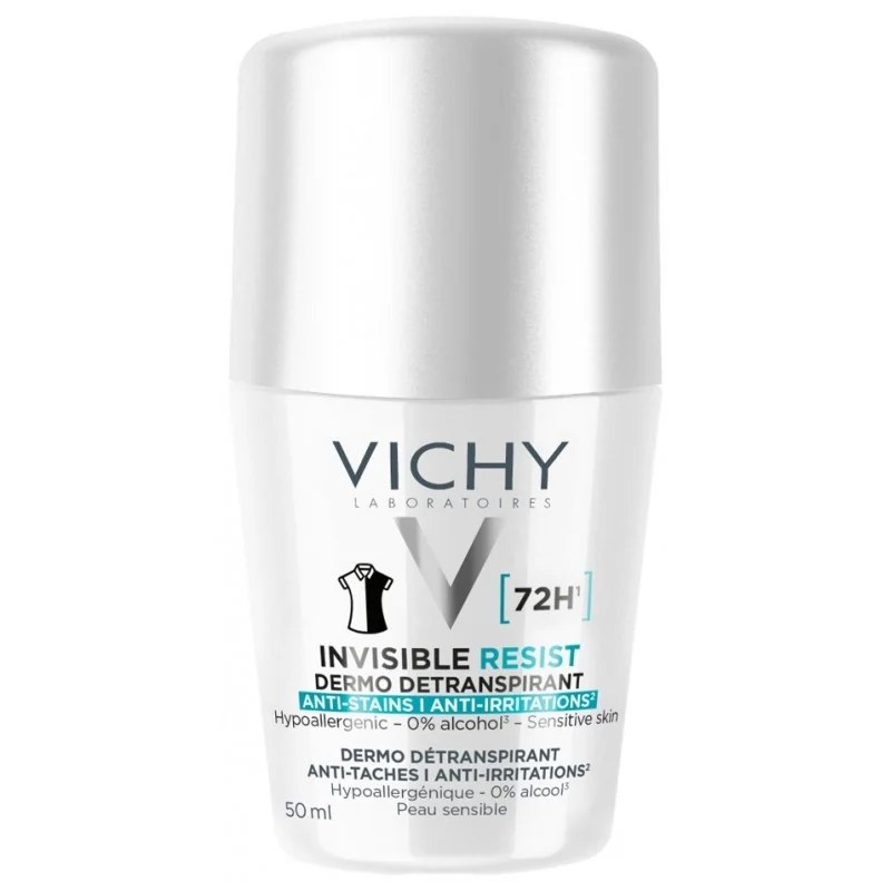 VICHY VICHY DÉODORANT DERMO-DÉTRANSPIRANT INVISIBLE PROTECT 72H ANTI-TACHES ANTI-IRRITATIONS