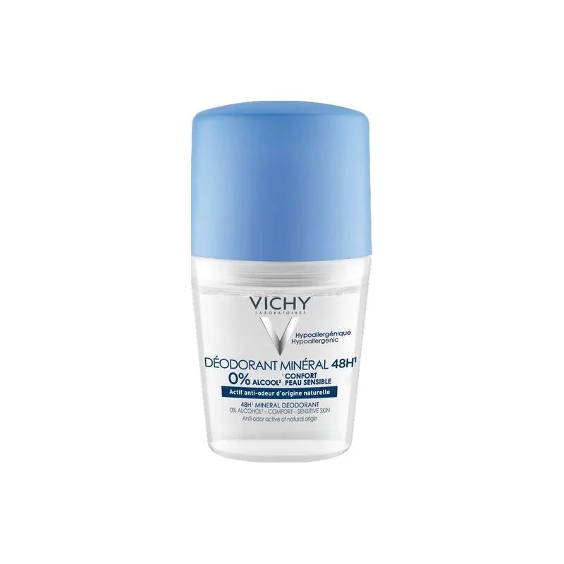 VICHY Vichy Déodorant Minéral Peau Sensible 48H Sans Sels d’Aluminium 50ml