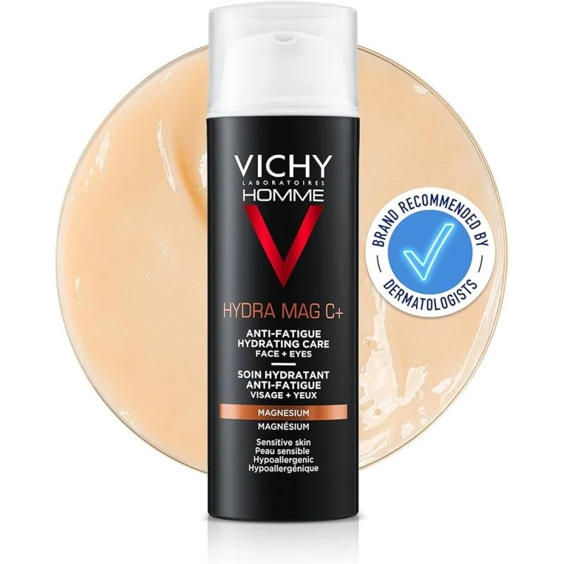 VICHY VICHY HOMME HYDRA MAG C 50ml Soin Hydratant Anti-Fatigue