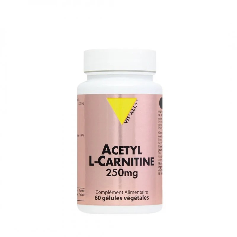 VIT’ALL+ VIT’ALL+  Acétyl L-Carnitine 250Mg 60 Gélules