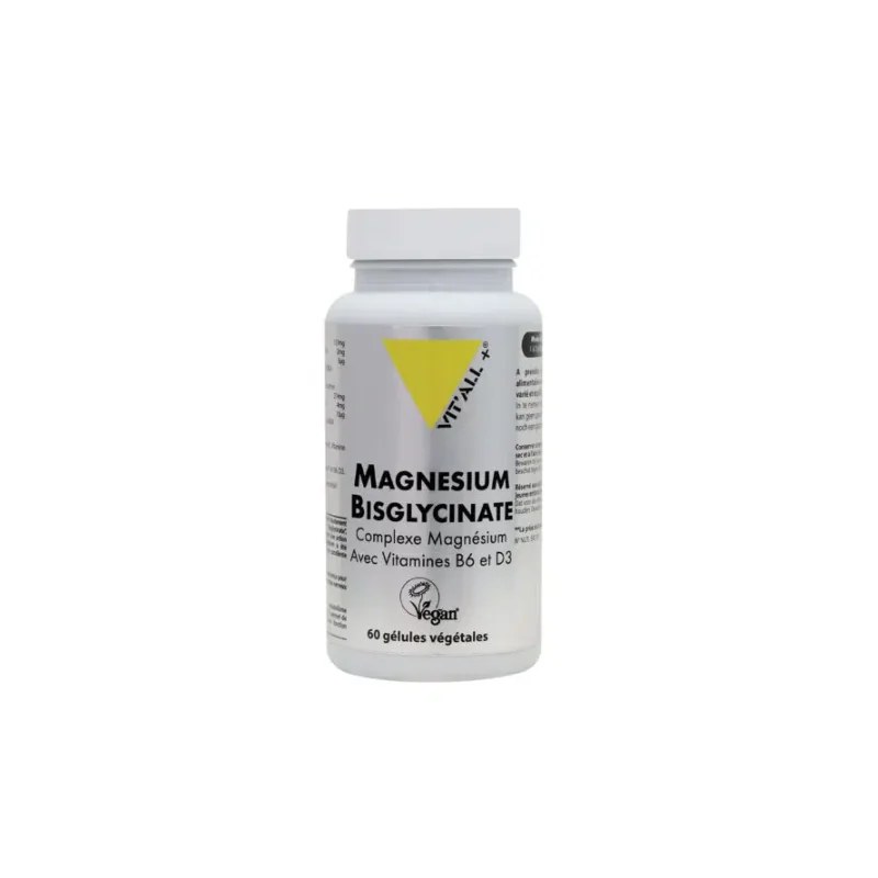 VIT’ALL+ VIT’ALL+ MAGNESIUM BISGLYCINATE 60GELULES