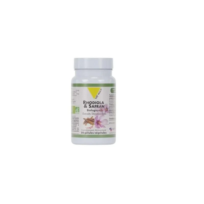 VIT’ALL+ VIT’ALL+ RHODIOLA & SAFRAN 400MG 30GEL