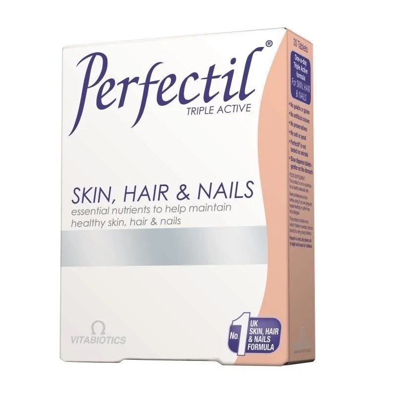 vitabiotics Perfectil triple action peau,cheveux & ongles 30 comprimés