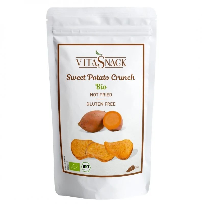 Vitasnack  Vitasnack Croustillant de patate douce bio sans gluten, sel ni sucre
