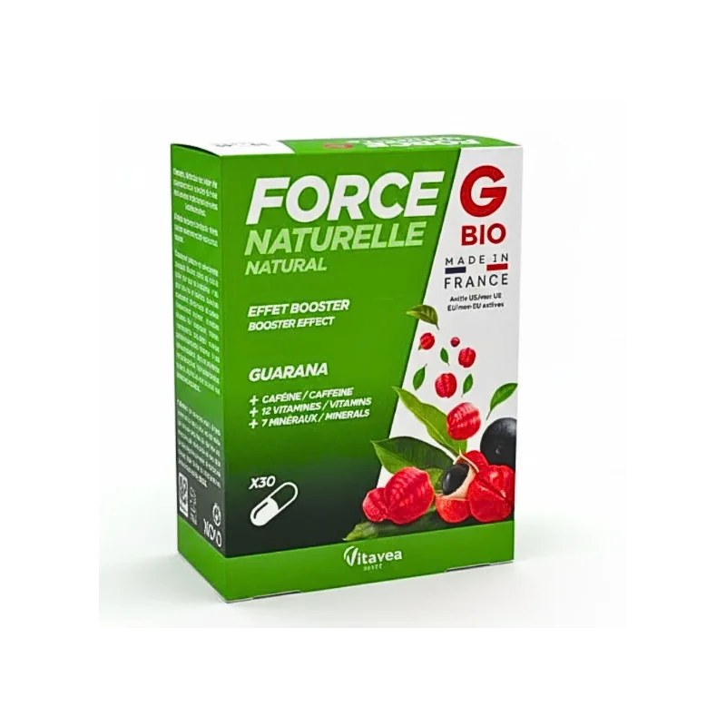 VITAVEA VITAVEA FORCE G NATURELLE EFFET BOOSTER GUARANA 30 GELULES