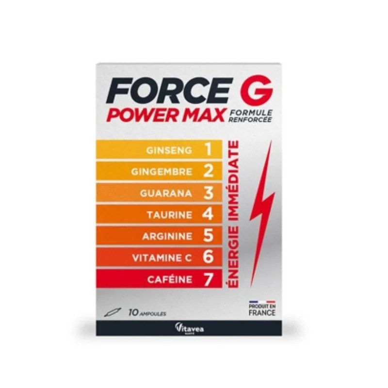 VITAVEA VITAVEA FORCE G POWER MAX 10 AMPOULES
