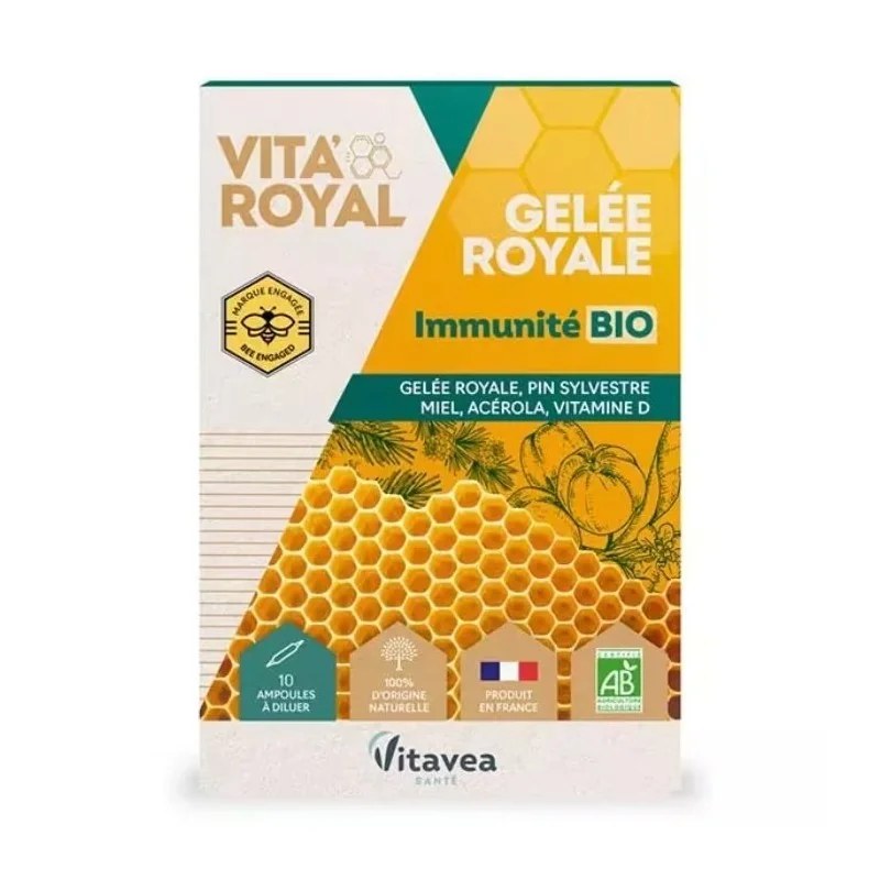 VITAVEA VITAVEA GELEE ROYAL IMMUINITE BIO 10 AMPOULES