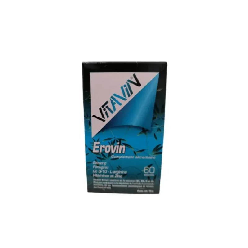 Vitavin Vitavin Erovin Ginseng 60 Comprimés - Vitalité et Énergie Masculine Premium