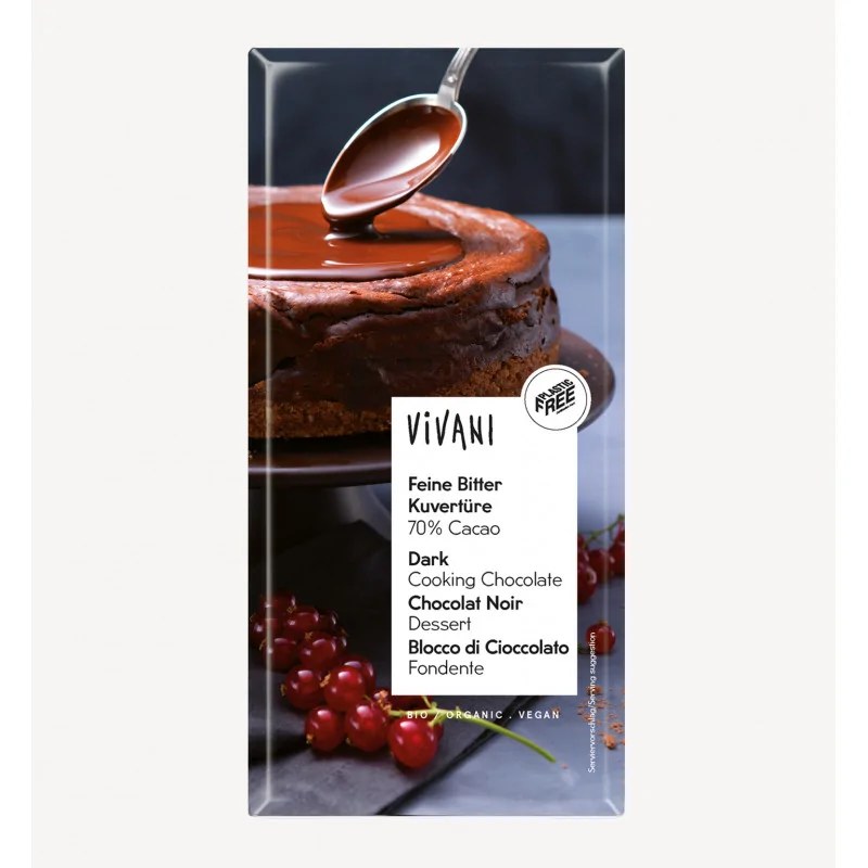 VIVANI VIVANI DESSERT TABLETTE DE CHOCOLAT NOIR 70% 200G