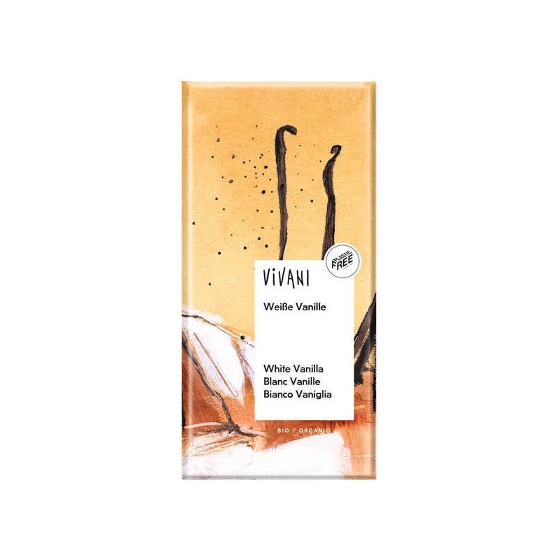 VIVANI VIVANI TABLETTE DE CHOCOLAT  A LA VANILLE 80G