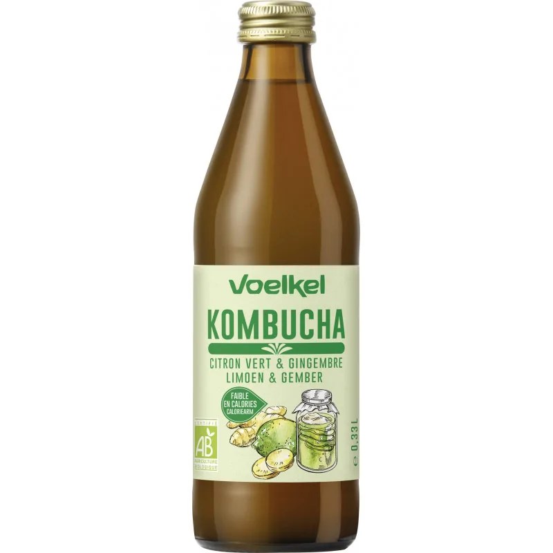 Voelkel VOELKEL KOMBUCHA GINGEMBRE CITRON 33CL