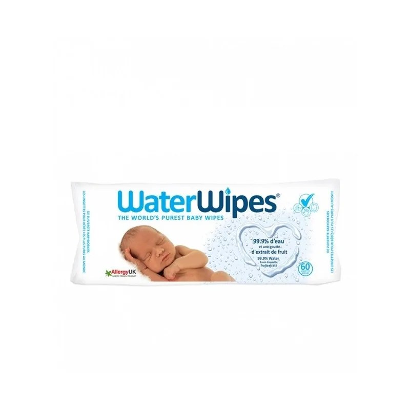 WATERWIPES  WATERWIPES Lingettes bébé 60 Pièces