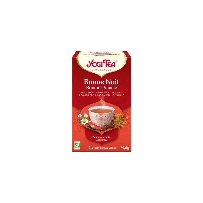 Yogi Tea  YOGI TEA BONNE NUIT ROOIBOS VANILLE 17x2 g
