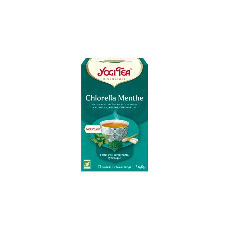 Yogi Tea  YOGI TEA CHLORELLA MENTHE 17x2G