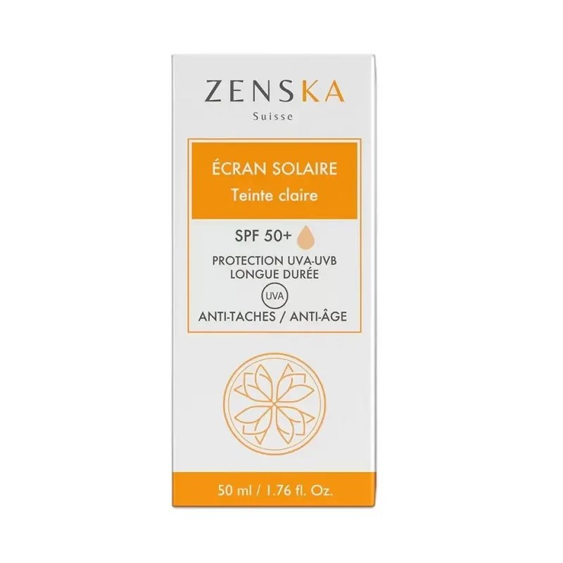 ZENSKA ZENSKA ÉCRAN SOLAIRE TEINTE CLAIRE – 50ml